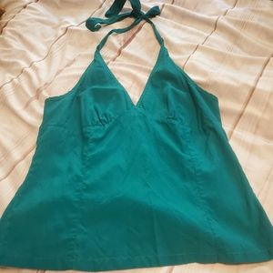 Old Navy M Turquoise Halter top